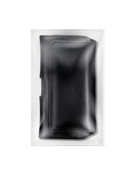 Etui universel en cuir pour ceinture horizontale - ROYAL / noir - Taille M - pour IPHONE 12 MINI / 13 MINI / SAMSUNG A40 / S8 / 