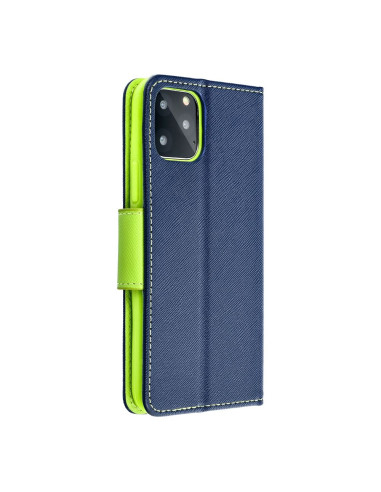 Etui pour XIAOMI 13 PRO bleu marine / vert lime