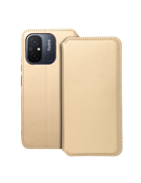 Etui double pour XIAOMI Redmi 12c or