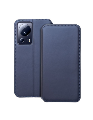 DUAL POCKET Book case for XIAOMI 13 LITE navy