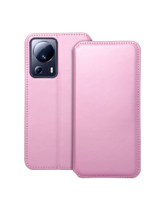 DUAL POCKET Book case for XIAOMI 13 LITE light pink