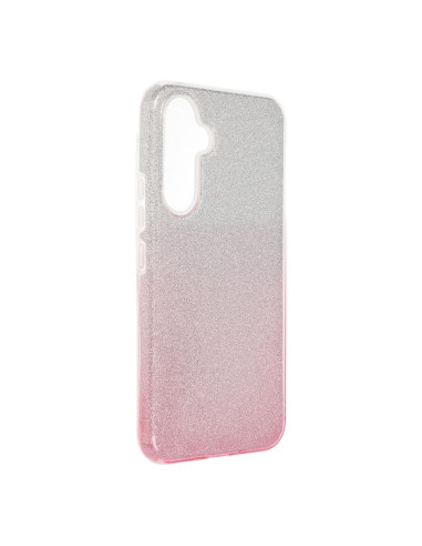 Coque Forcell - SHINING pour SAMSUNG Galaxy A54 5G TRANSPARENT / ROSE