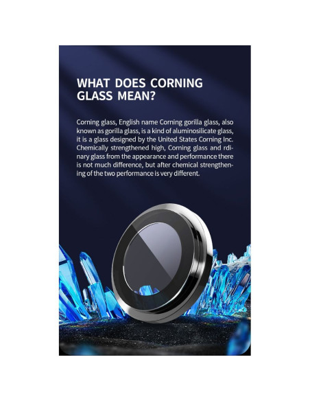 Verre trempé X-ONE pour objectif de caméra Camera Armor Pro - pour iPhone 13/13 mini