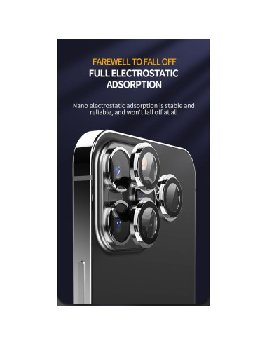 Verre trempé X-ONE pour objectif de caméra Camera Armor Pro - pour iPhone 13/13 mini