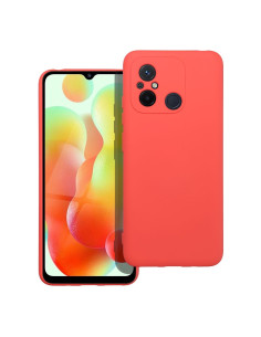 COQUE SILICONE pour XIAOMI Redmi 12C pêche