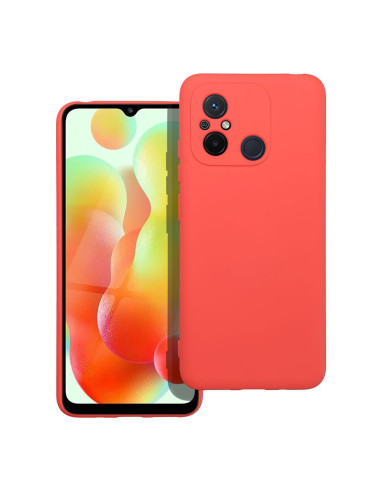 COQUE SILICONE pour XIAOMI Redmi 12C pêche