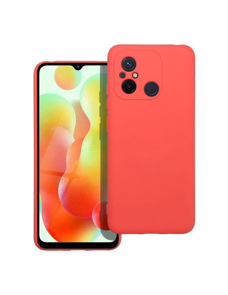 COQUE SILICONE pour XIAOMI Redmi 12C pêche