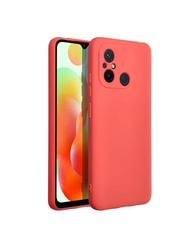COQUE SILICONE pour XIAOMI Redmi 12C pêche