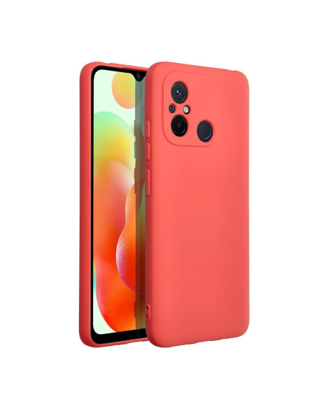 COQUE SILICONE pour XIAOMI Redmi 12C pêche