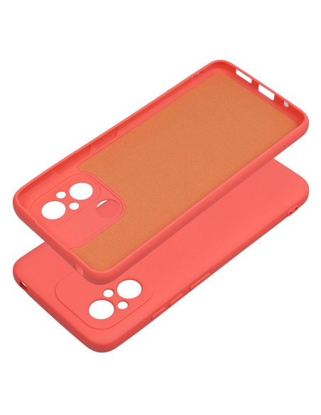 COQUE SILICONE pour XIAOMI Redmi 12C pêche