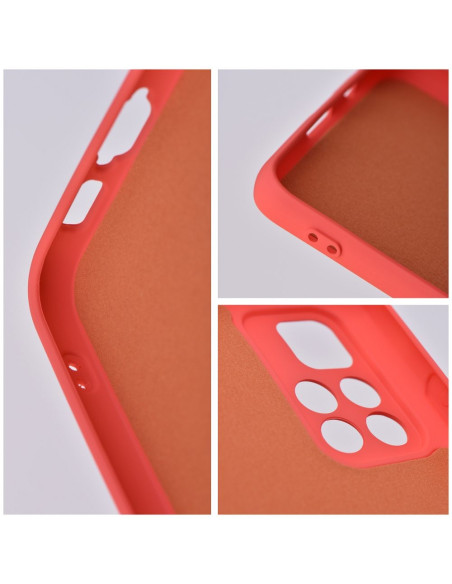 COQUE SILICONE pour XIAOMI Redmi 12C pêche