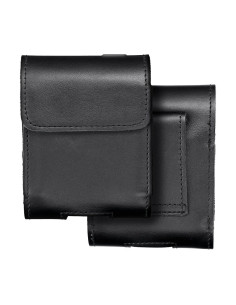 Etui universel en cuir pour ceinture horizontale - ROYAL / noir - Taille V - pour SAMSUNG FLIP 1 / 2 / 3 / 4 / HUAWEI P50 Pocket
