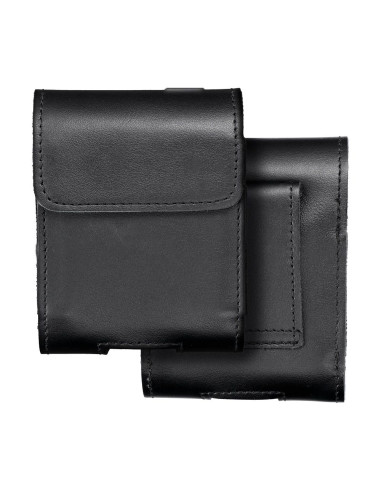 Etui universel en cuir pour ceinture horizontale - ROYAL / noir - Taille V - pour SAMSUNG FLIP 1 / 2 / 3 / 4 / HUAWEI P50 Pocket
