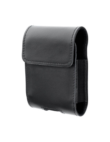 Etui universel en cuir pour ceinture horizontale - ROYAL / noir - Taille V - pour SAMSUNG FLIP 1 / 2 / 3 / 4 / HUAWEI P50 Pocket