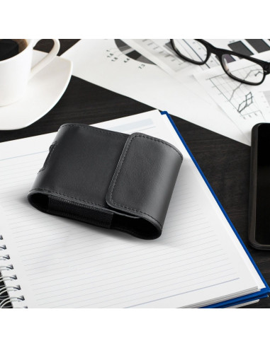 Etui universel en cuir pour ceinture horizontale - ROYAL / noir - Taille V - pour SAMSUNG FLIP 1 / 2 / 3 / 4 / HUAWEI P50 Pocket