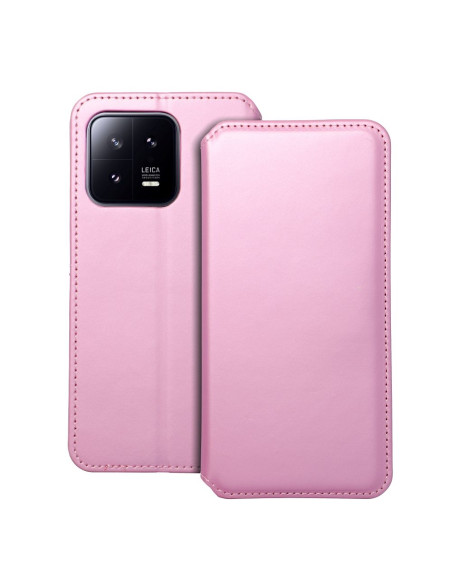 DUAL POCKET Book case for XIAOMI 13 light pink