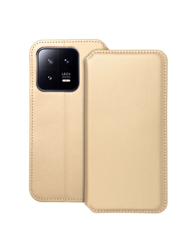 DUAL POCKET Book case for XIAOMI 13 Pro gold