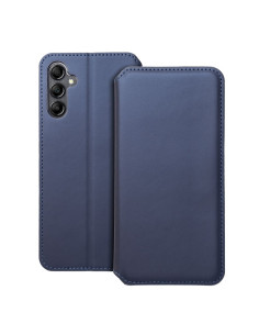 DUAL POCKET Book case for SAMSUNG A14 5G navy