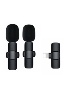 Micro-cravate sans fil Lightning double (2 inclus) K1 noir