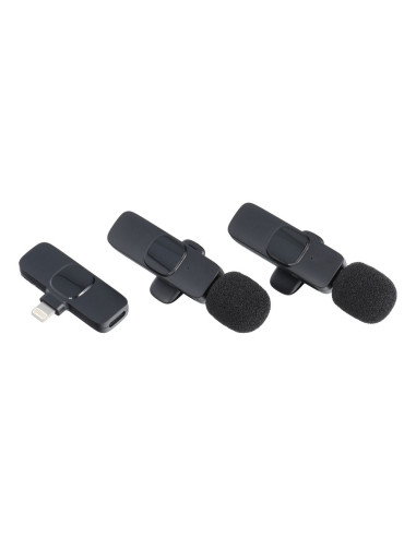 Micro-cravate sans fil Lightning double (2 inclus) K1 noir