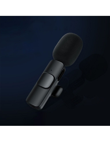Micro-cravate sans fil Lightning double (2 inclus) K1 noir