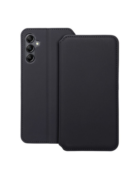 DUAL POCKET Book case for SAMSUNG A14 5G black