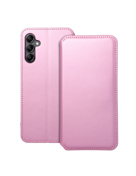 Etui double pour SAMSUNG A14 5G rose vif