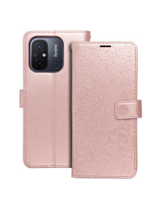 Etui MEZZO Book pour XIAOMI Redmi 12C mandala or-rose