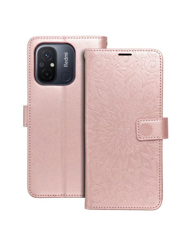 Etui MEZZO Book pour XIAOMI Redmi 12C mandala or-rose