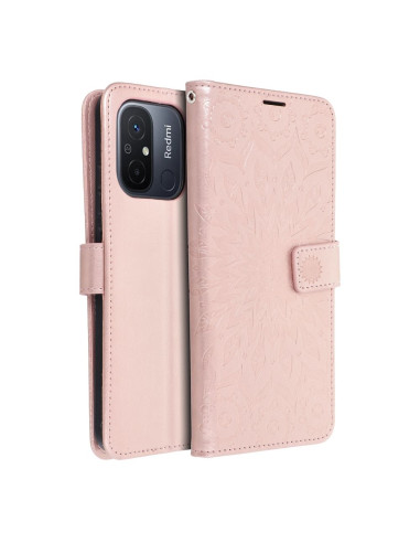 Etui MEZZO Book pour XIAOMI Redmi 12C mandala or-rose