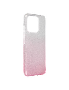 Coque Forcell - SHINING pour XIAOMI Redmi 12C TRANSPARENT/ROSE