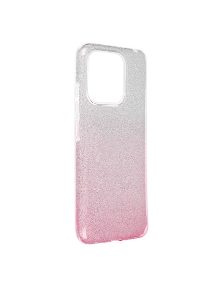 Coque Forcell - SHINING pour XIAOMI Redmi 12C TRANSPARENT/ROSE