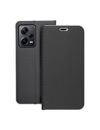 Etui LUNA Carbon pour XIAOMI Redmi NOTE 12 PRO Plus 5G noir