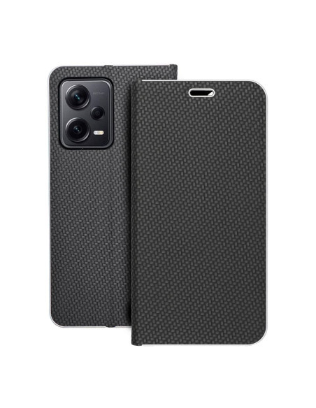 Etui LUNA Carbon pour XIAOMI Redmi NOTE 12 PRO Plus 5G noir