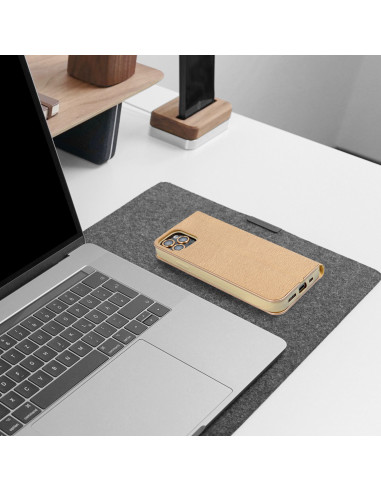 Etui Luna Book pour Xiaomi Redmi 12C or