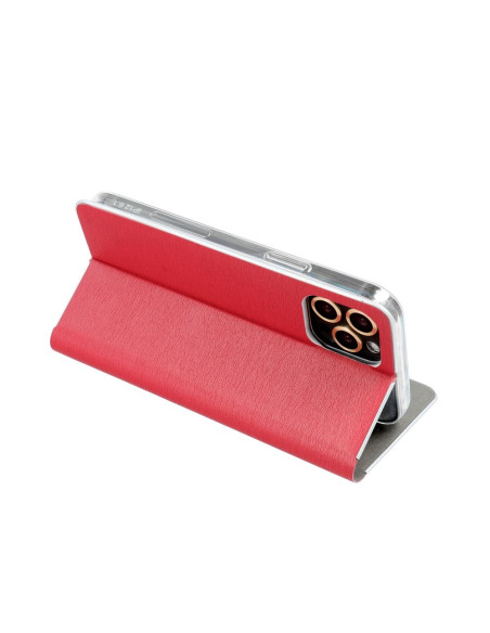 Etui Luna Book pour XIAOMI Redmi NOTE 12 PRO Plus 5G rouge