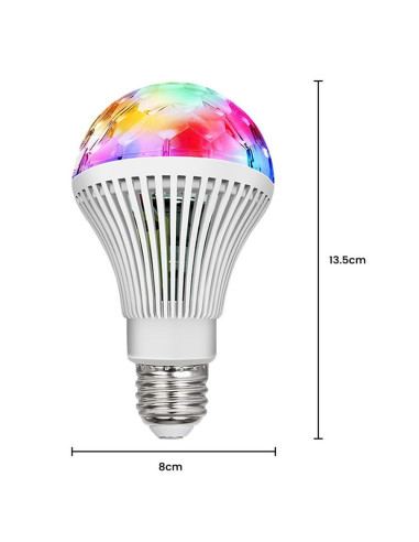 Ampoule LED Disco Mini Party Rotative E27 LBCRL