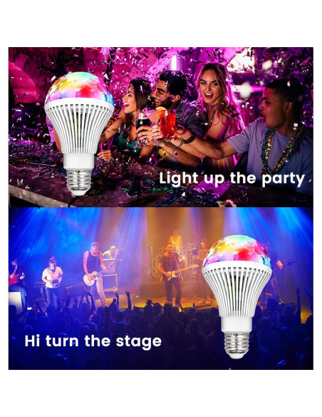 Ampoule LED Disco Mini Party Rotative E27 LBCRL