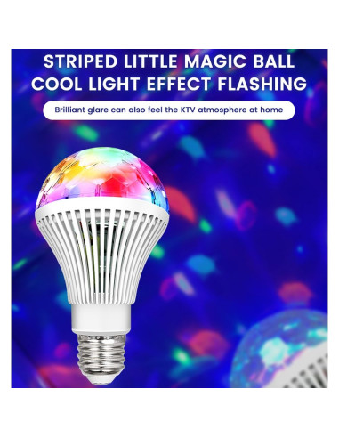 Ampoule LED Disco Mini Party Rotative E27 LBCRL