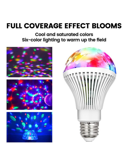 Ampoule LED Disco Mini Party Rotative E27 LBCRL