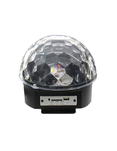 Boule disco avec télécommande + carte mémoire + USB + AUX bluetooth HD-LCMBL 2