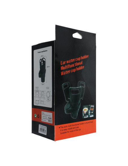 Support voiture pour gobelets, boissons, réglable