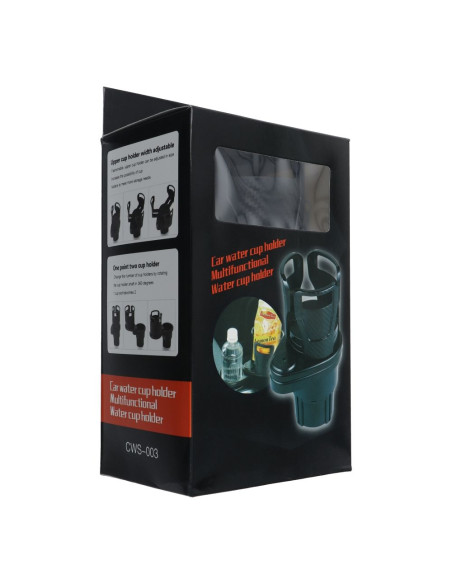 Support voiture pour gobelets, boissons, réglable