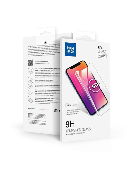VERRE TREMPE Blue Star 5D - Honor 70 NOIR
