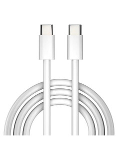 Câble Type C vers Type C 2.0 HD23 PD 40W 1m blanc 2