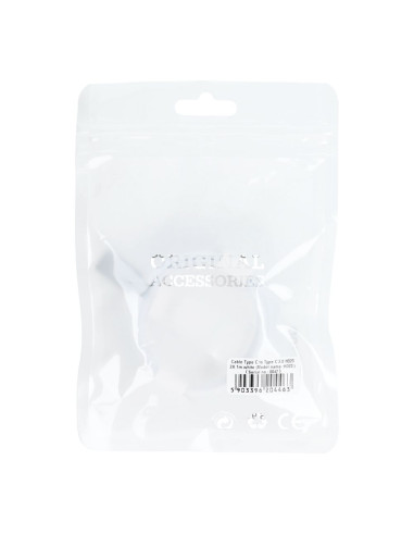 Câble Type C vers Type C 2.0 HD23 PD 40W 1m blanc