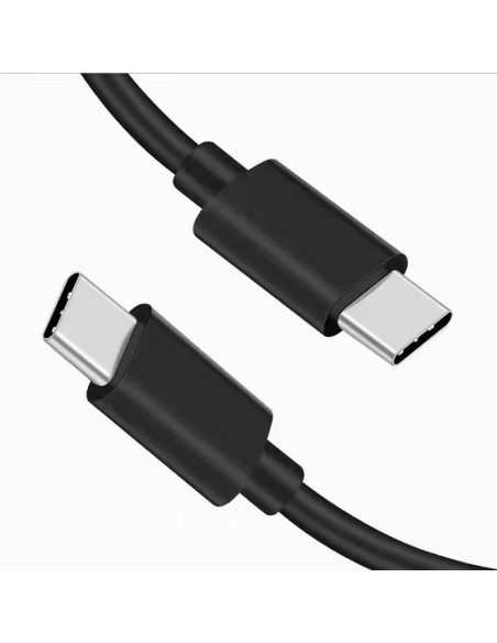 Câble Type C vers Type C 2.0 HD23 PD 40W 2m noir