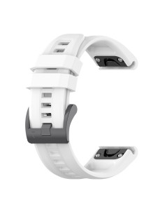 Bracelet en silicone pour GARMIN FENIX 3 / 3HR / 5X / 6X / 6X Pro / 7X / 7X Pro blanc (7)