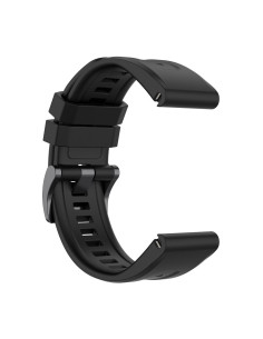 Silicone strap for GARMIN FENIX 3 / 3HR / 5X / 6X / 6X Pro / 7X / 7X Pro black (9) 2