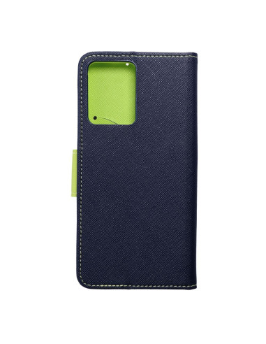 Etui pour XIAOMI Redmi NOTE 12 4G bleu marine / vert lime